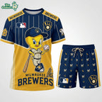 MLB All Teams x Tweety Looney Tunes Jersey Tshirt
