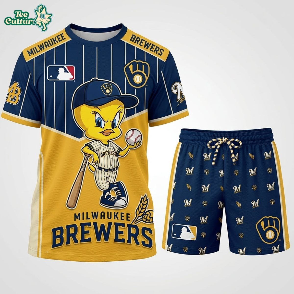 MLB All Teams x Tweety Looney Tunes Jersey Tshirt