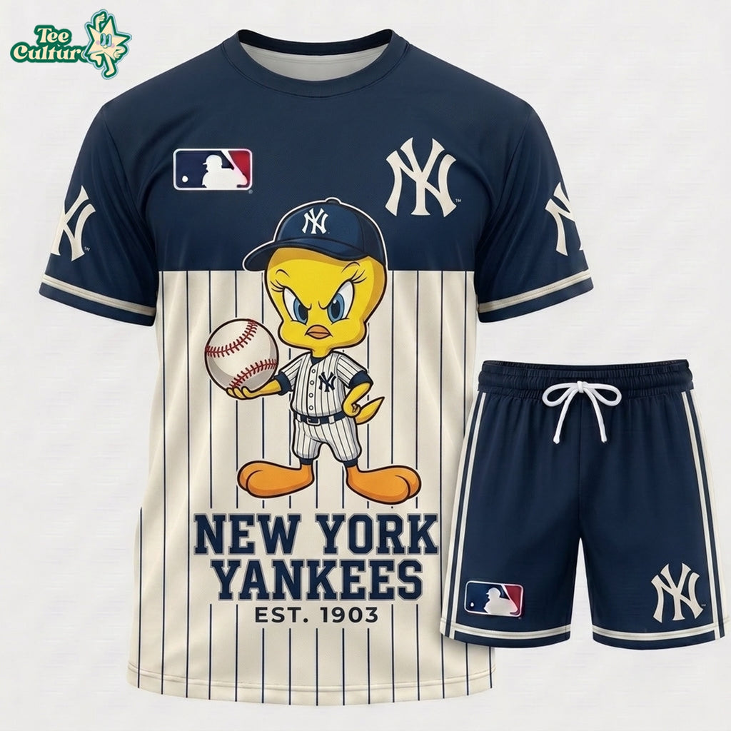 MLB All Teams x Tweety Looney Tunes Jersey Tshirt