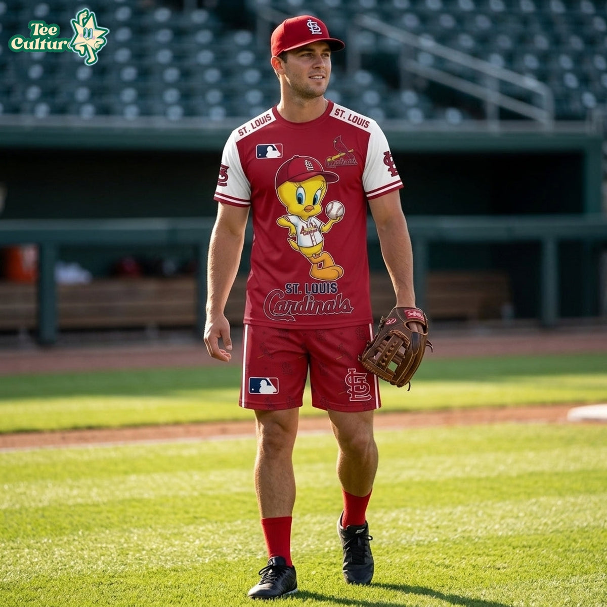 MLB All Teams x Tweety Looney Tunes Jersey Tshirt