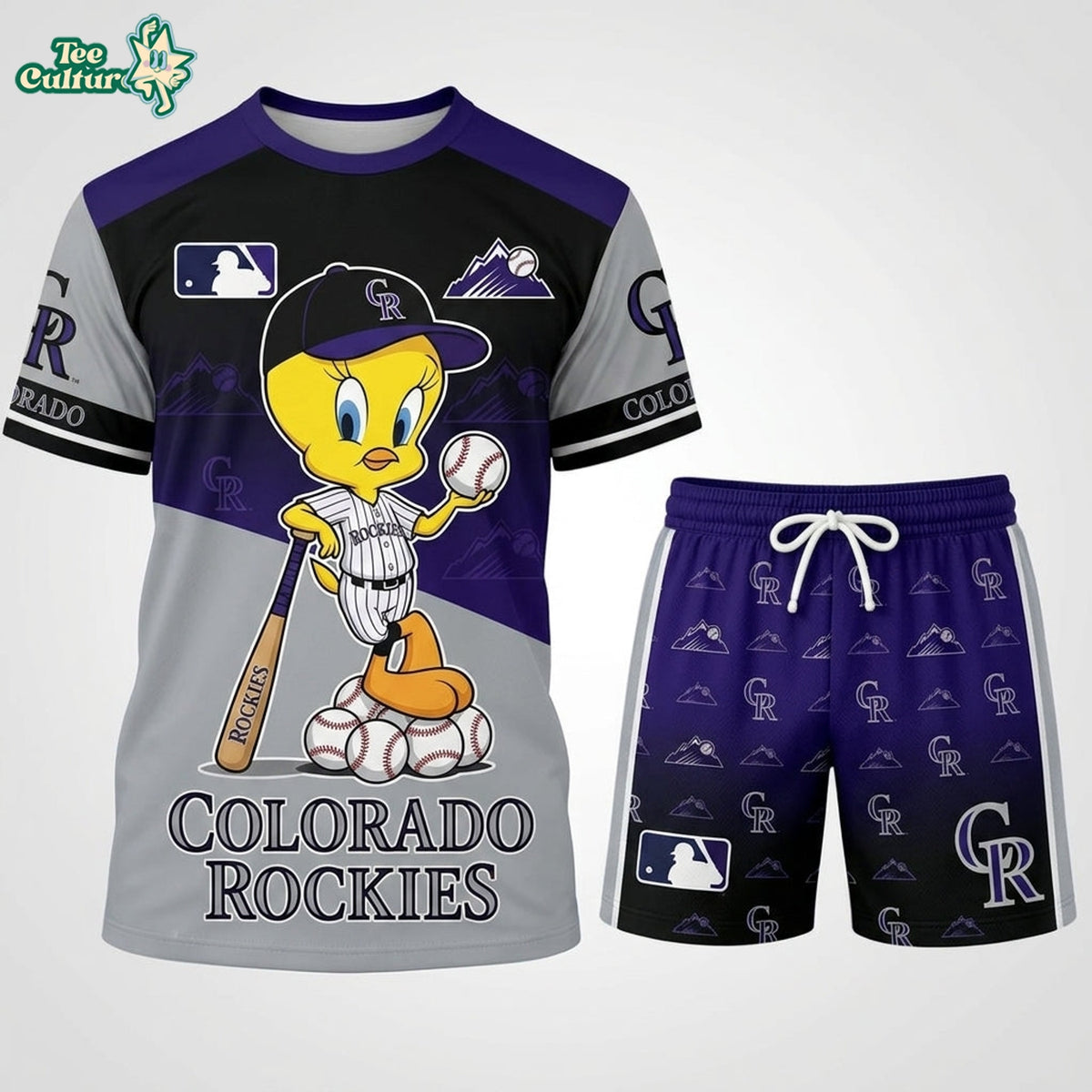 MLB All Teams x Tweety Looney Tunes Jersey Tshirt