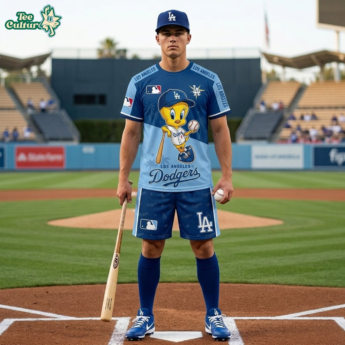 MLB All Teams x Tweety Looney Tunes Jersey Tshirt