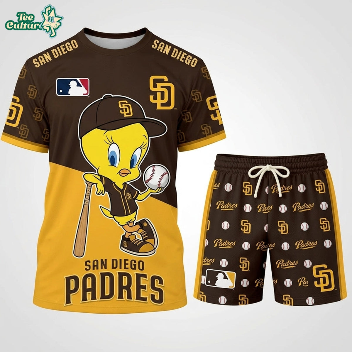 MLB All Teams x Tweety Looney Tunes Jersey Tshirt