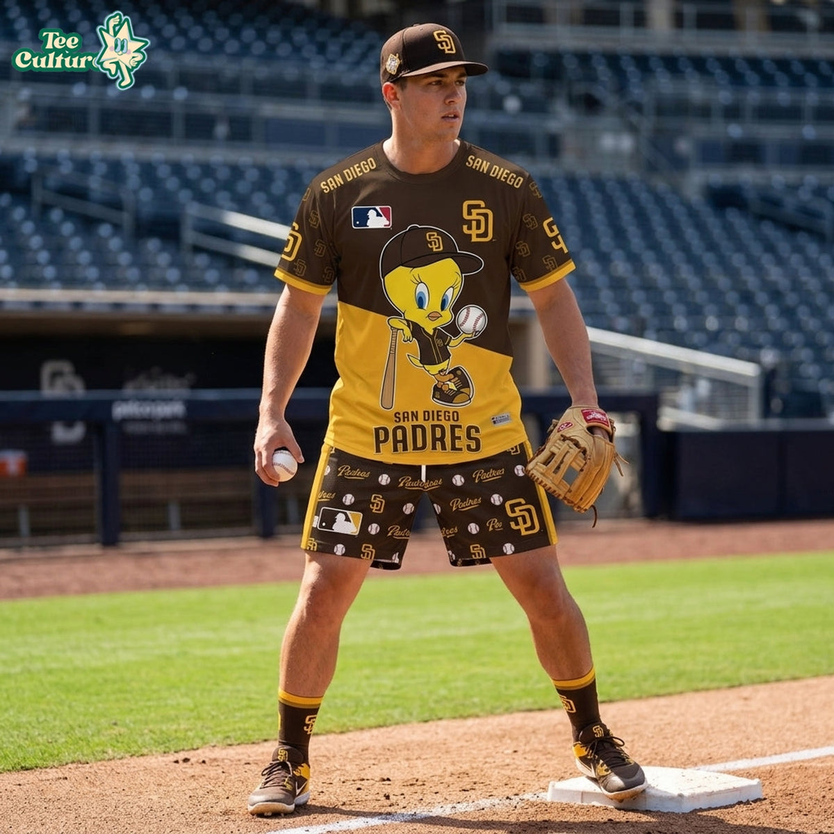 MLB All Teams x Tweety Looney Tunes Jersey Tshirt
