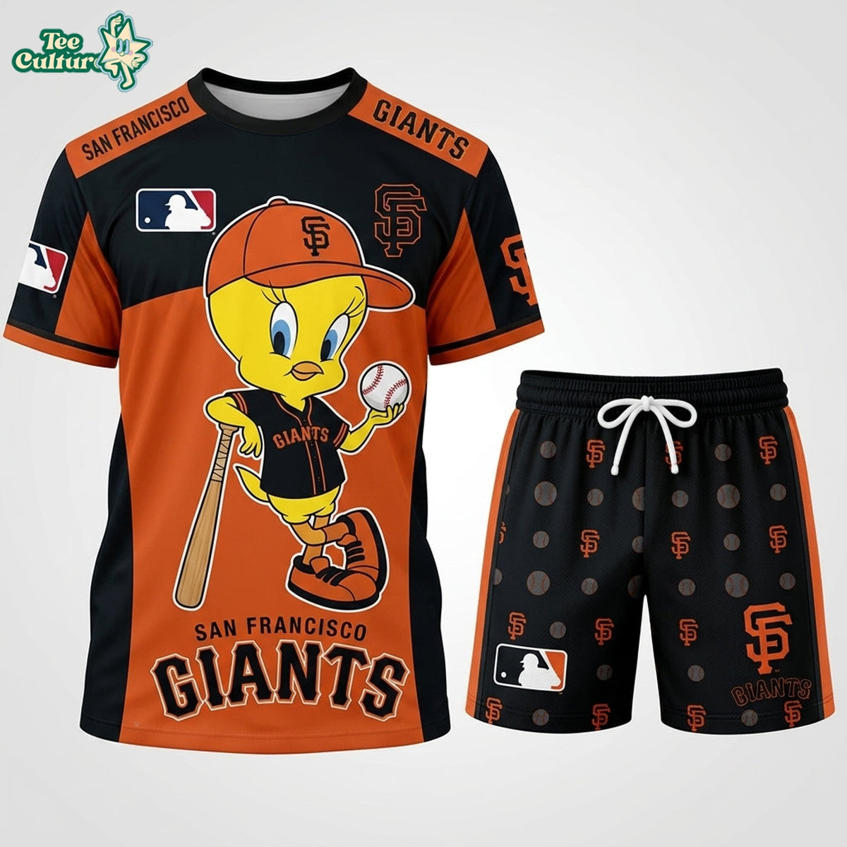 MLB All Teams x Tweety Looney Tunes Jersey Tshirt