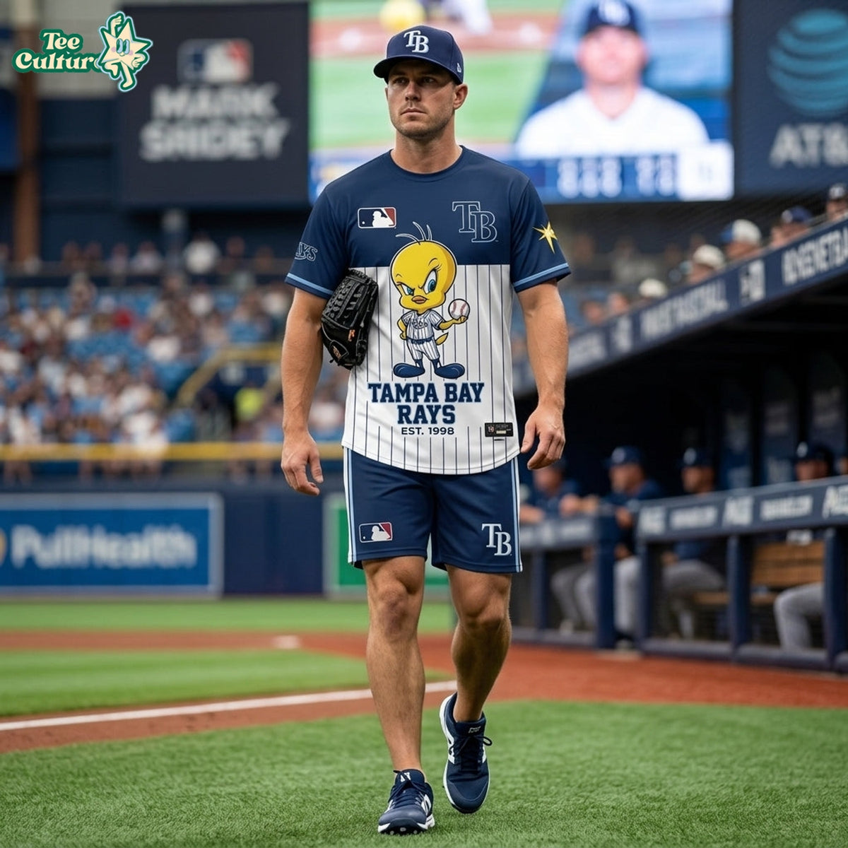 MLB All Teams x Tweety Looney Tunes Jersey Tshirt