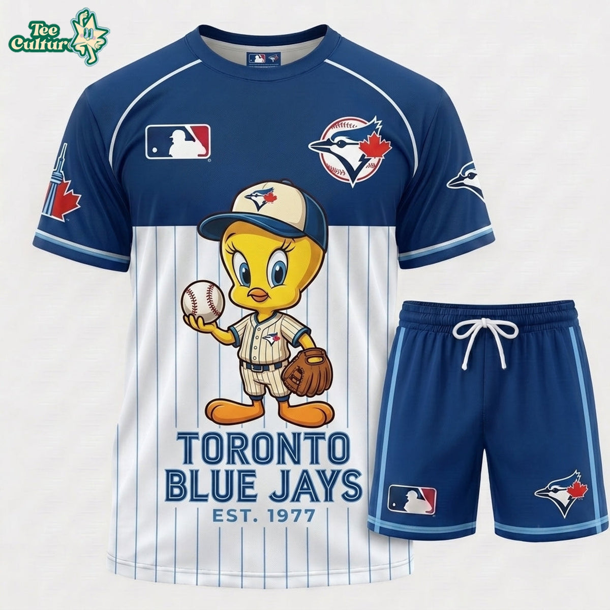 MLB All Teams x Tweety Looney Tunes Jersey Tshirt
