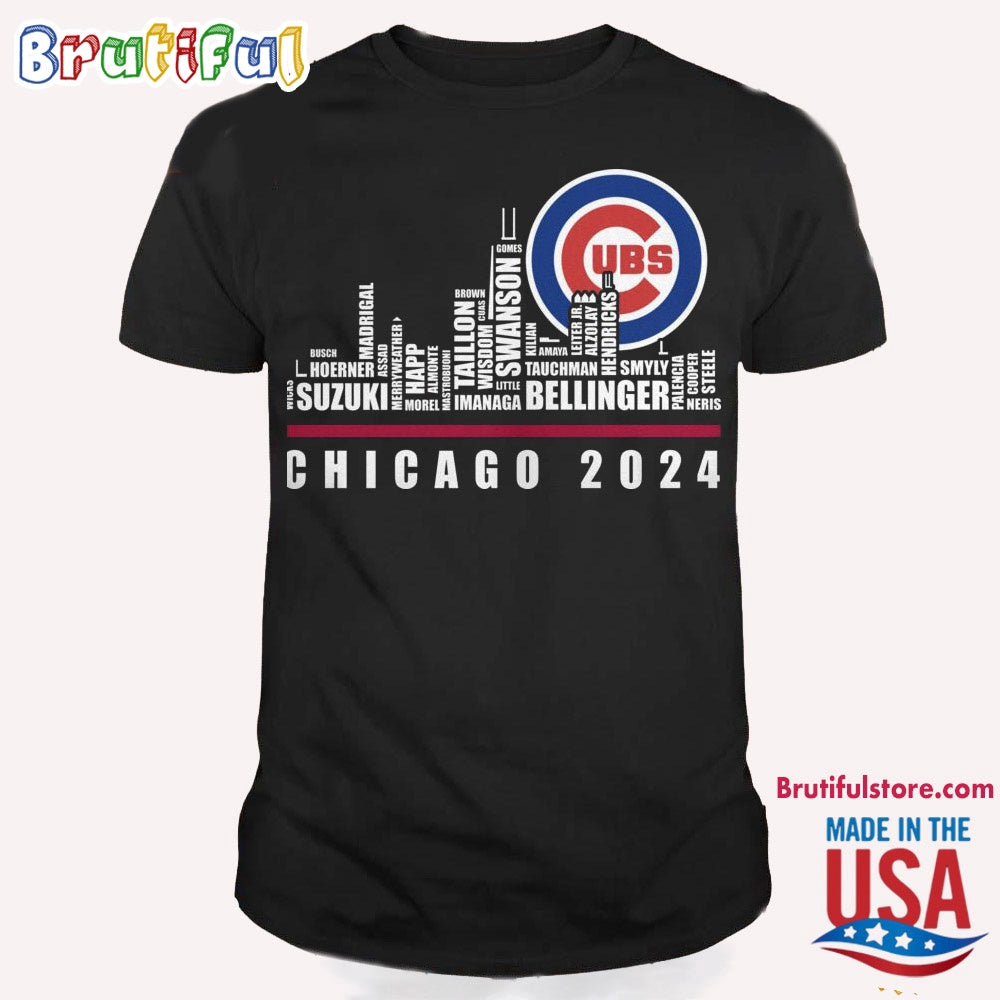 MLB Chicago Cubs T-Shirt, Chicago 2024 Shirt