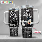 MLB Chicago White Sox Tumbler Mickey Mouse Customzed Handle Cup