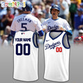 MLB Los Angeles Dodgers Custom Basketball Jersey