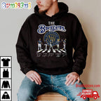 MLB Milwaukee Brewers Baseball Go On The Road Signature T Shirt