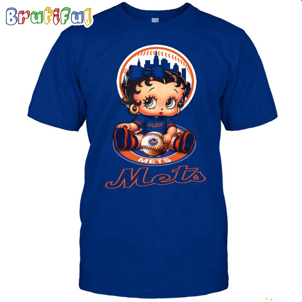 MLB New York T-Shirt Betty Boop Baseball Tshirt