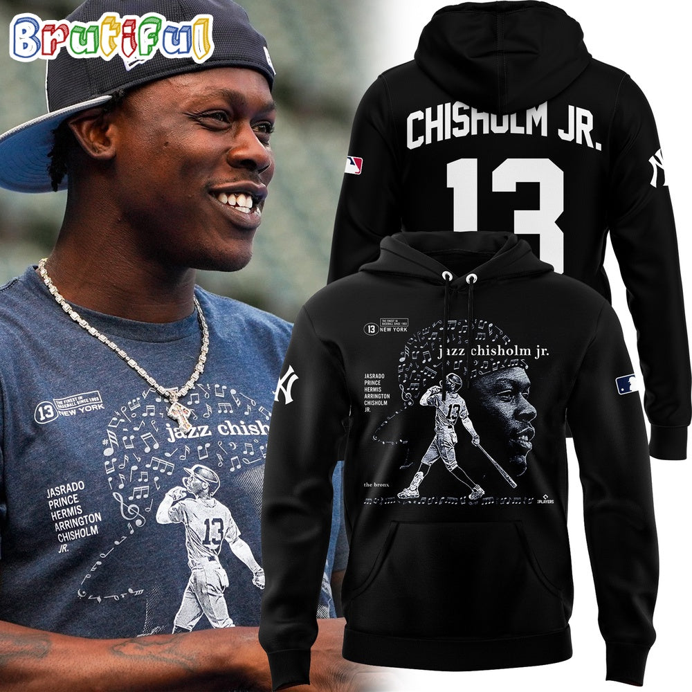 MLB New York Yankees Jazz Chisholm Jr Hoodie T-Shirt