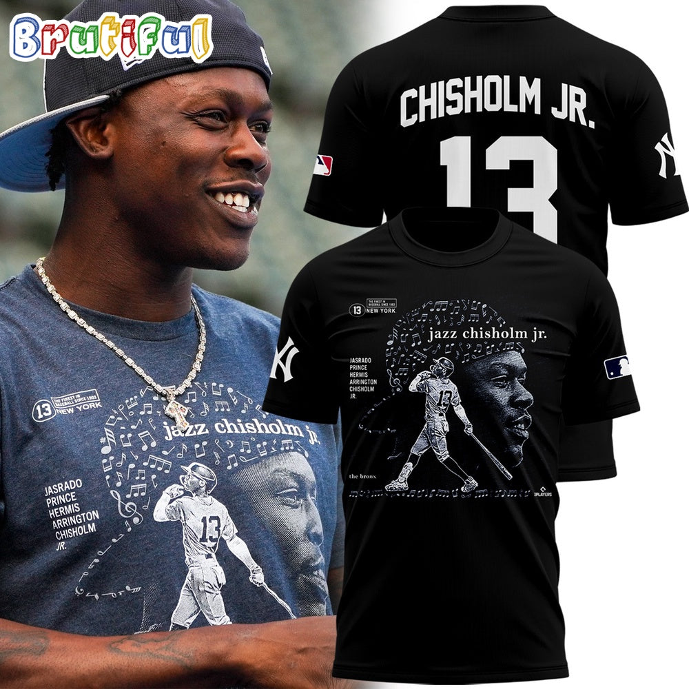 MLB New York Yankees Jazz Chisholm Jr Hoodie T-Shirt