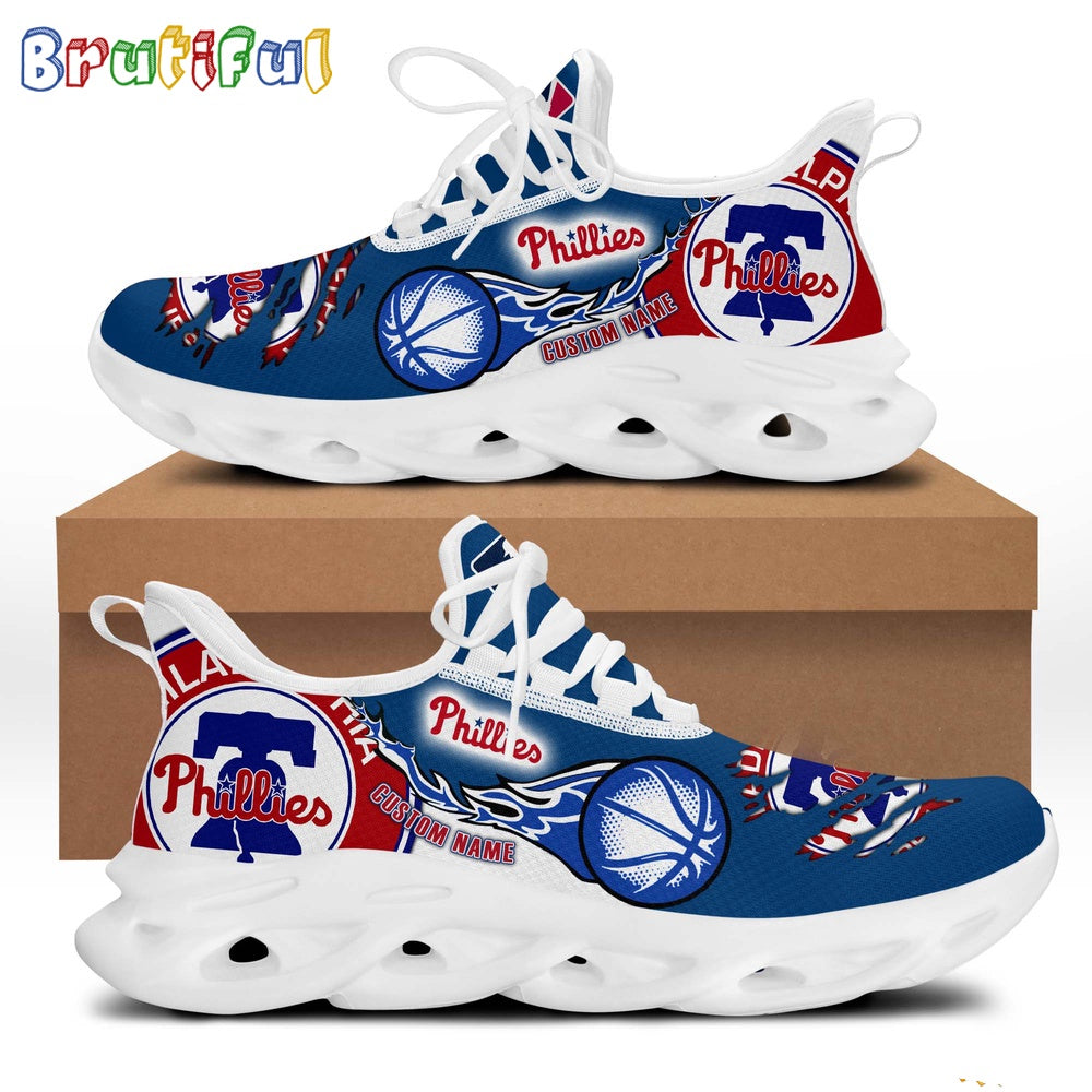 MLB Philadelphia Phillies 2024 Baseball Max Soul Shoes