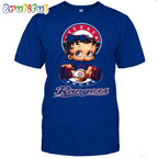 MLB Texas T-Shirt Betty Boop Baseball Tshirt