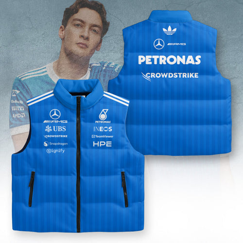 Mercedes AMG Petronas F1 Team 3D Sleeveless Down Jacket – TANTN23772