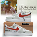 Malcolm Todd Do That Again Tour Signed Shoes 32