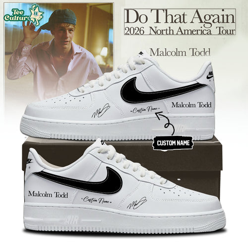 Malcolm Todd Do That Again Tour Signed Shoes 43