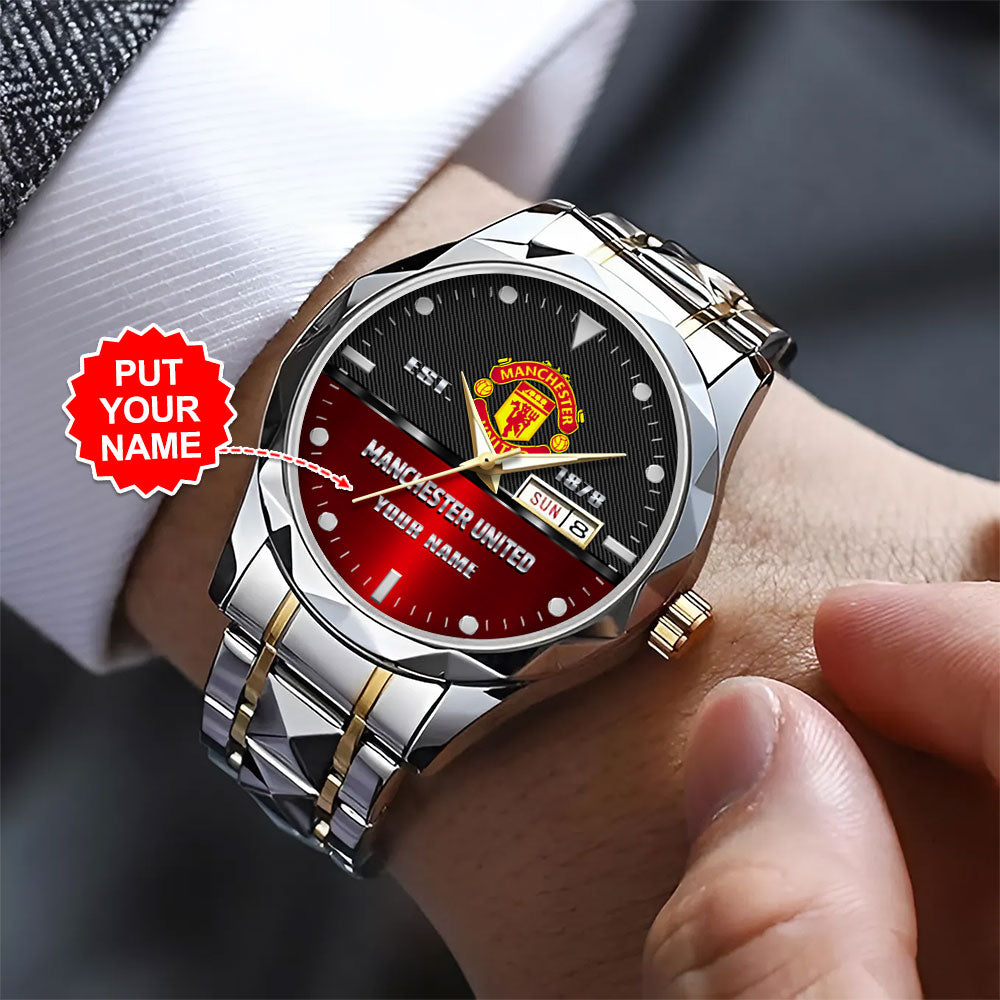 Personalized Manchester United Alloy Luxury Quartz Watch - TANTN15463
