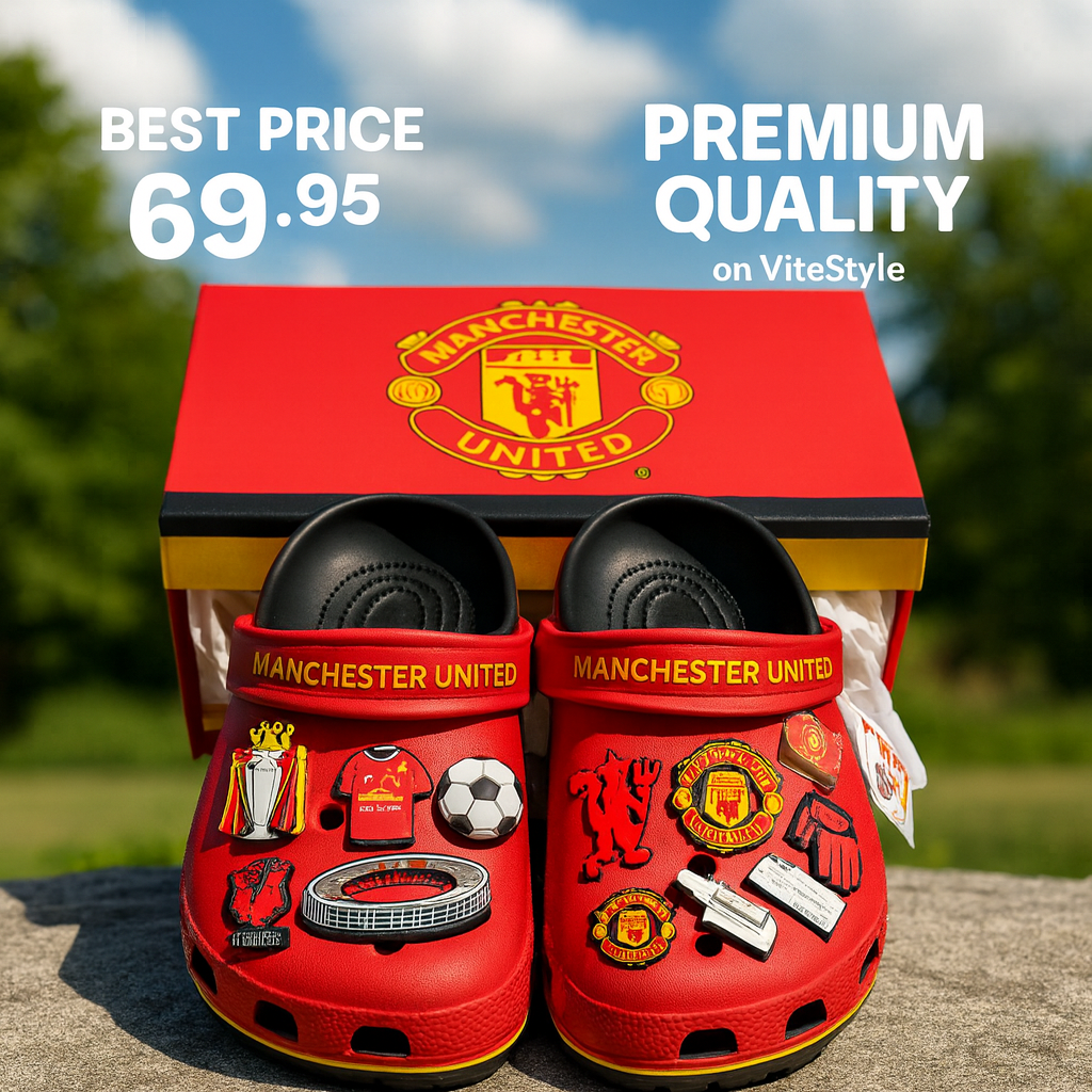 Manchester United Croc Charms