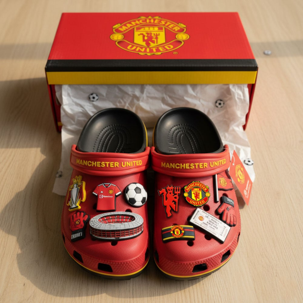 Manchester United Croc Charms