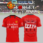 Manchester United Lest We Forget Hoodie Shirt