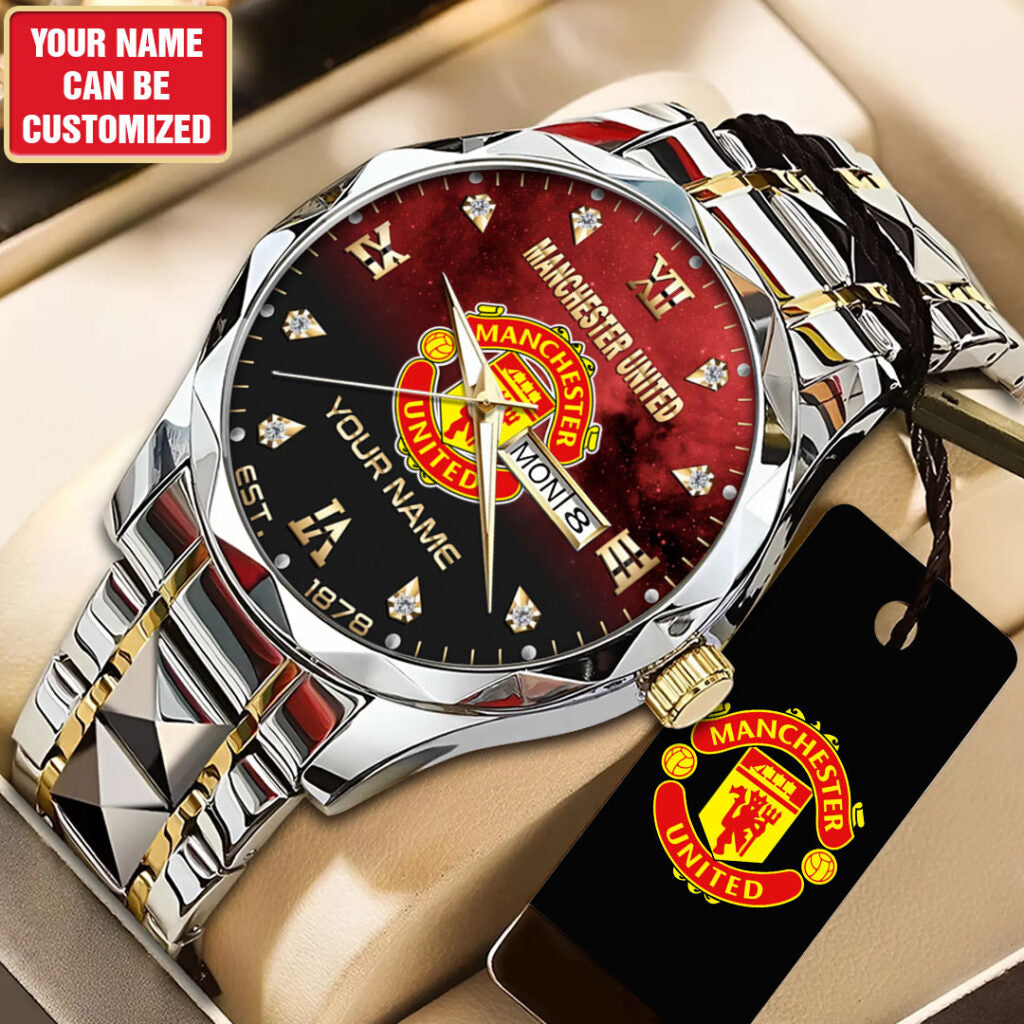 Personalized Manchester United Alloy Luxury Quartz Watch - TANTN22733