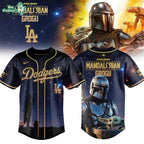 Mandalorian Grogu, Star Wars Jersey, Dodgers Jersey