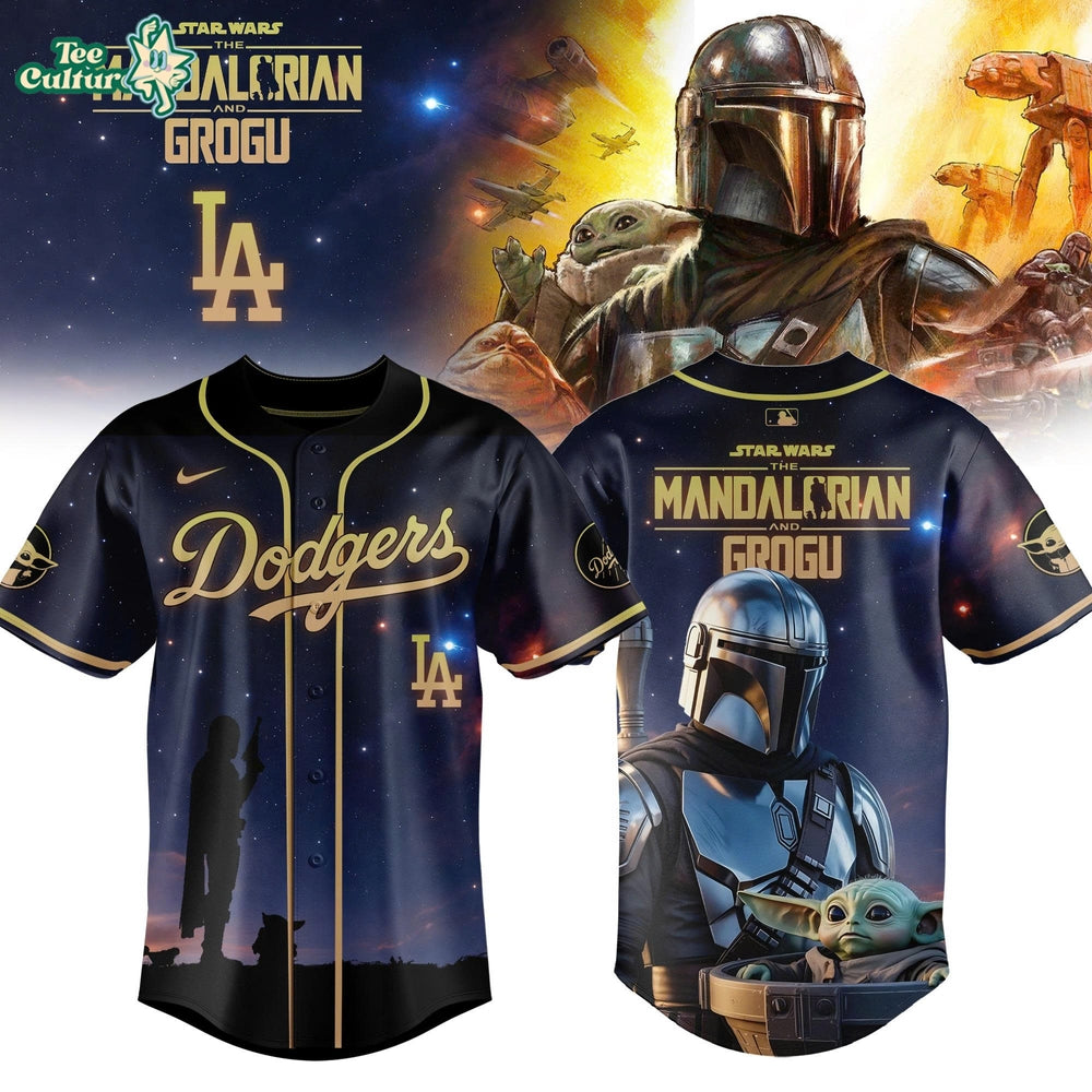 Mandalorian Grogu, Star Wars Jersey, Dodgers Jersey