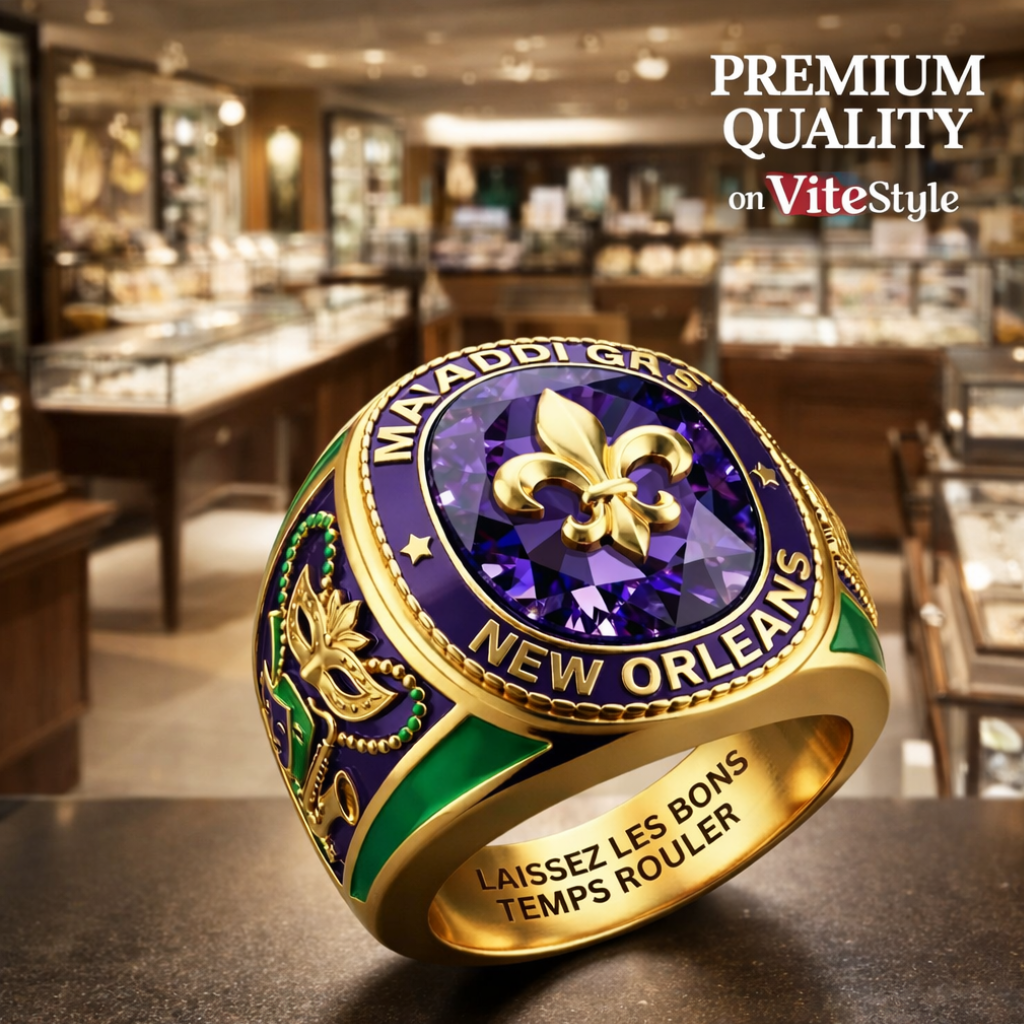 Mardi Gras New Orleans Ring