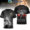 Mariah Carey Here For It All Black Shirt
