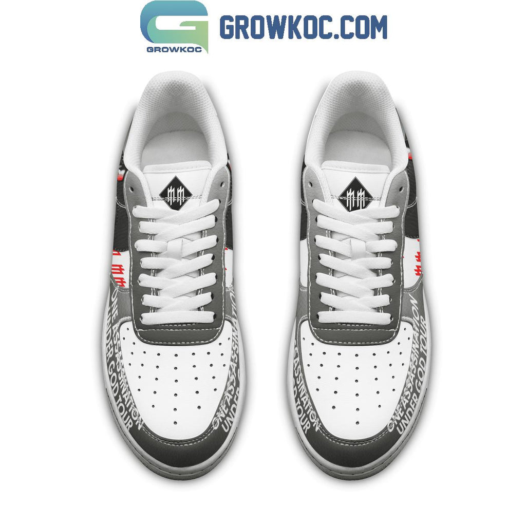 Marilyn Manson One Assassination Under God Tour Air Force 1 Shoes