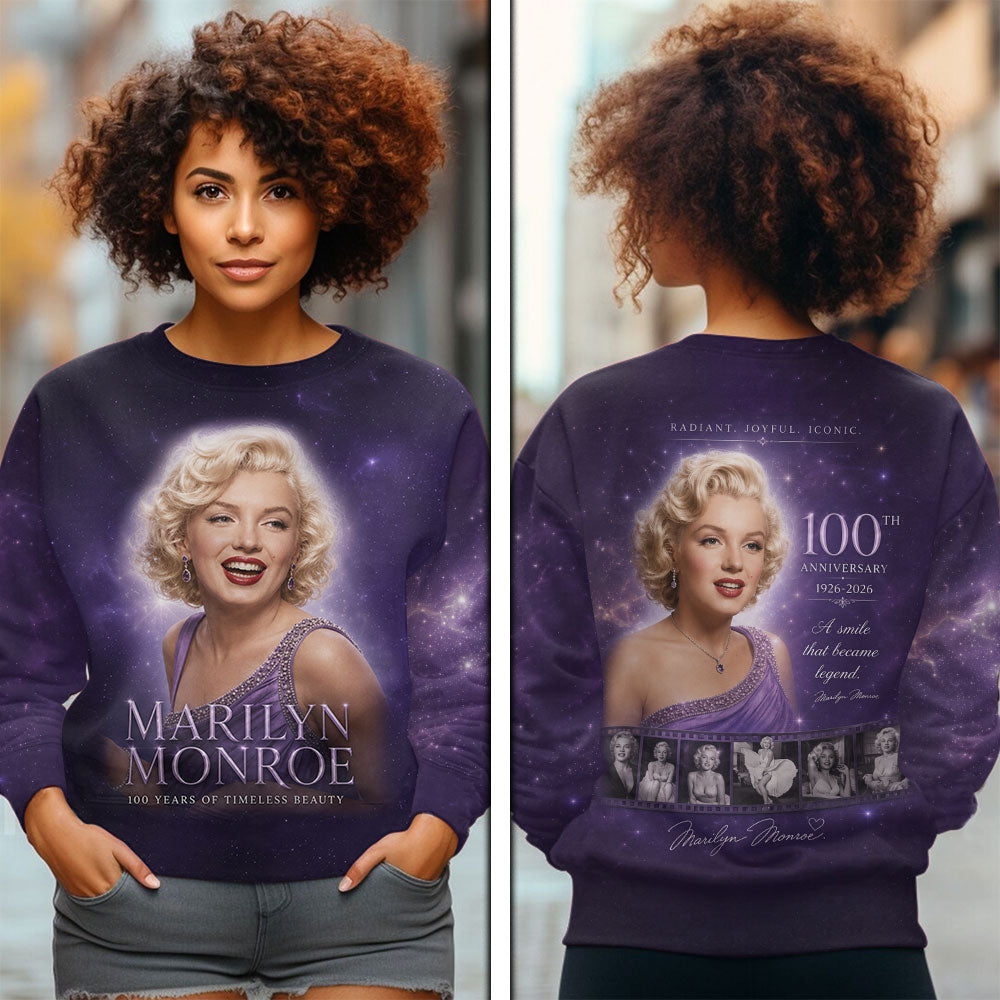 Marilyn Monroe 100th Anniversary 3D Apparel – TMTHU7910