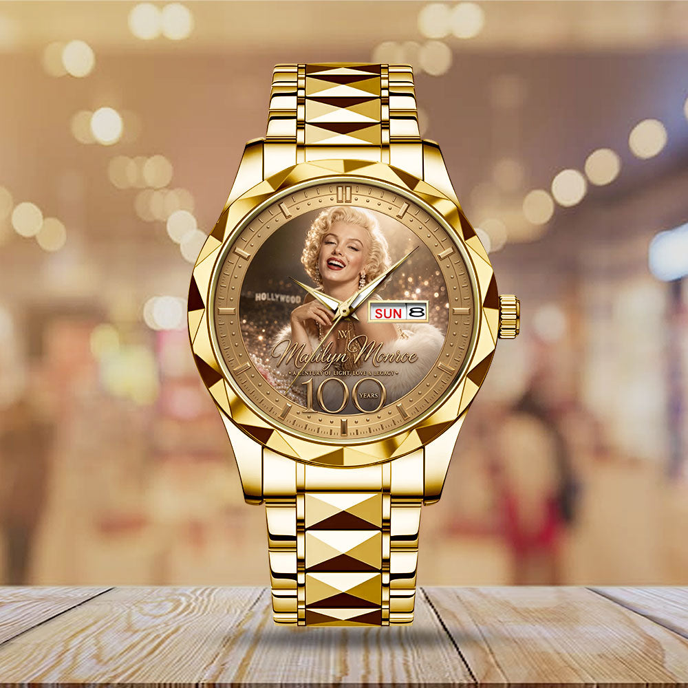 Marilyn Monroe 100th Anniversary Alloy Luxury Quartz Watch - TMTHU7621