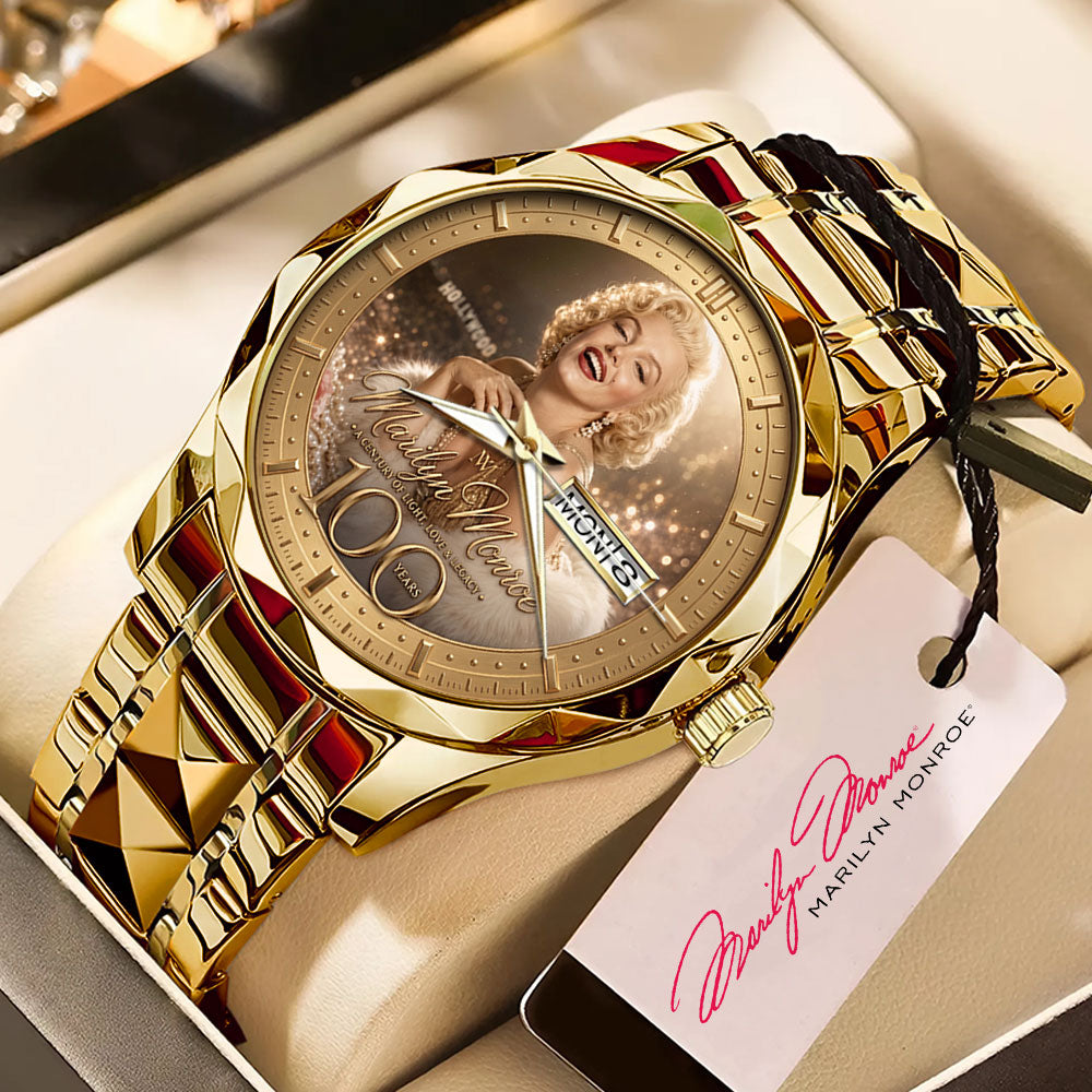 Marilyn Monroe 100th Anniversary Alloy Luxury Quartz Watch - TMTHU7621