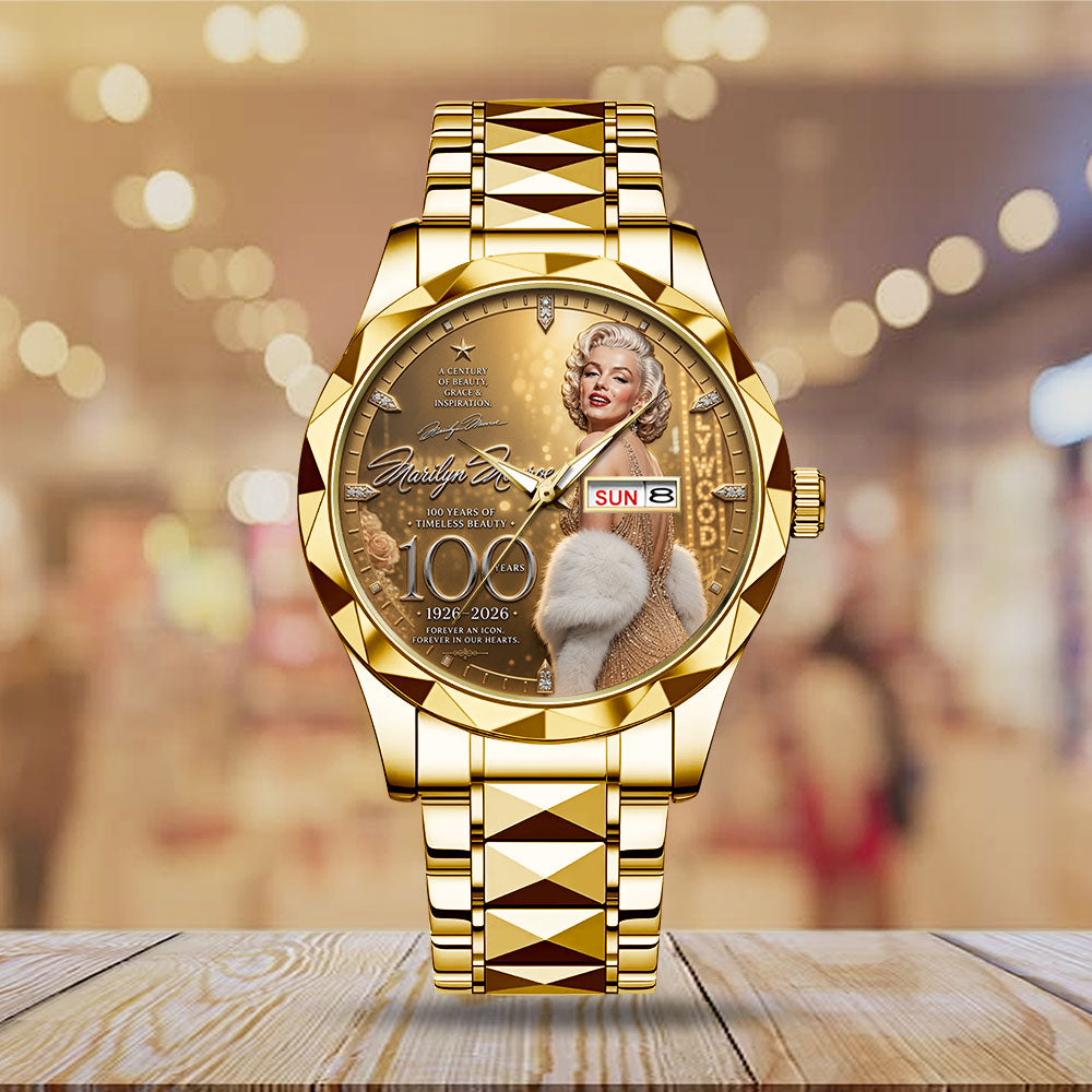 Marilyn Monroe 100th Anniversary Alloy Luxury Quartz Watch - TMTHU7622