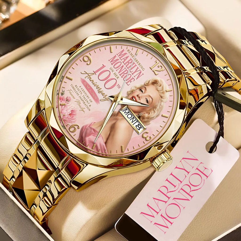 Marilyn Monroe 100th Anniversary Alloy Luxury Quartz Watch - TMTHU7887