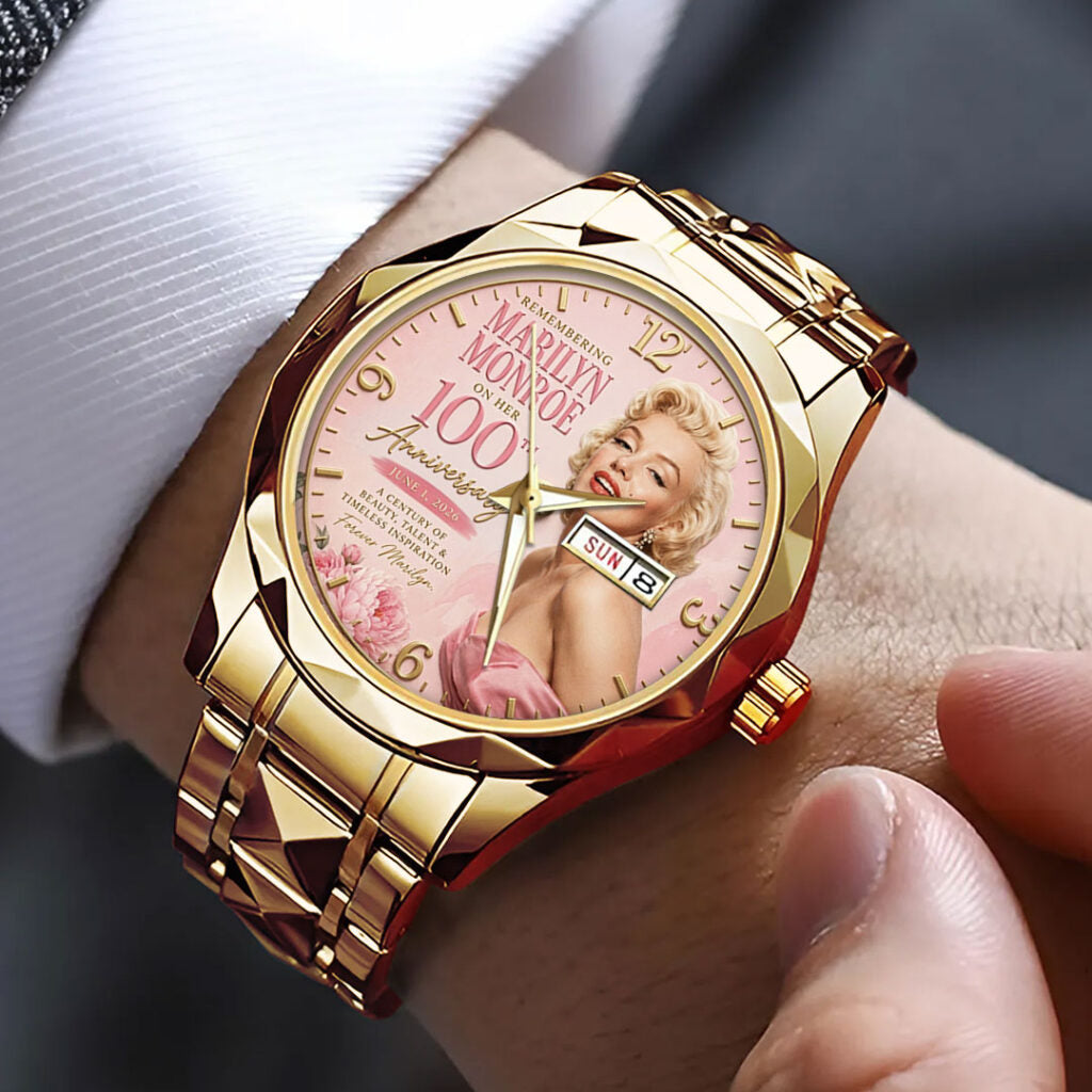 Marilyn Monroe 100th Anniversary Alloy Luxury Quartz Watch - TMTHU7887