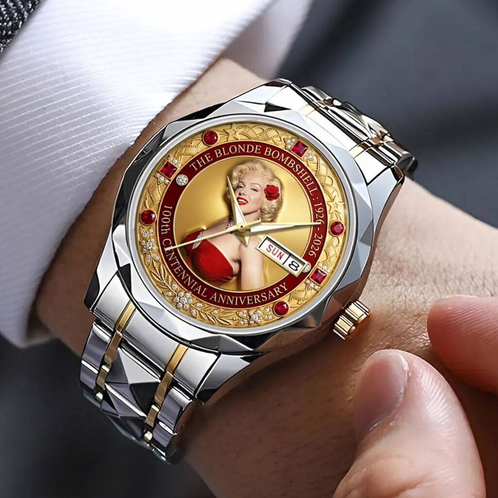 Marilyn Monroe 100th Anniversary Alloy Luxury Quartz Watch - HOATT20037