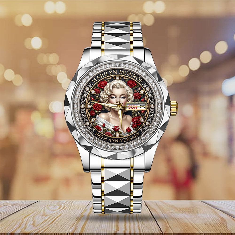 Marilyn Monroe 100th Anniversary Alloy Luxury Quartz Watch - TMTHU7638