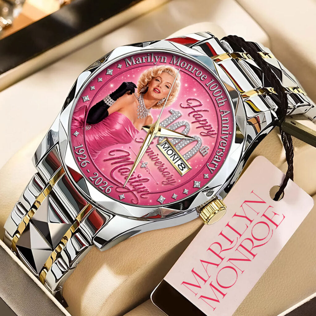 Marilyn Monroe 100th Anniversary Alloy Luxury Quartz Watch - TMTHU7662