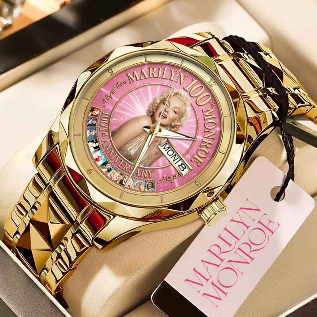 Marilyn Monroe 100th Anniversary Alloy Luxury Quartz Watch - TMTHU7666
