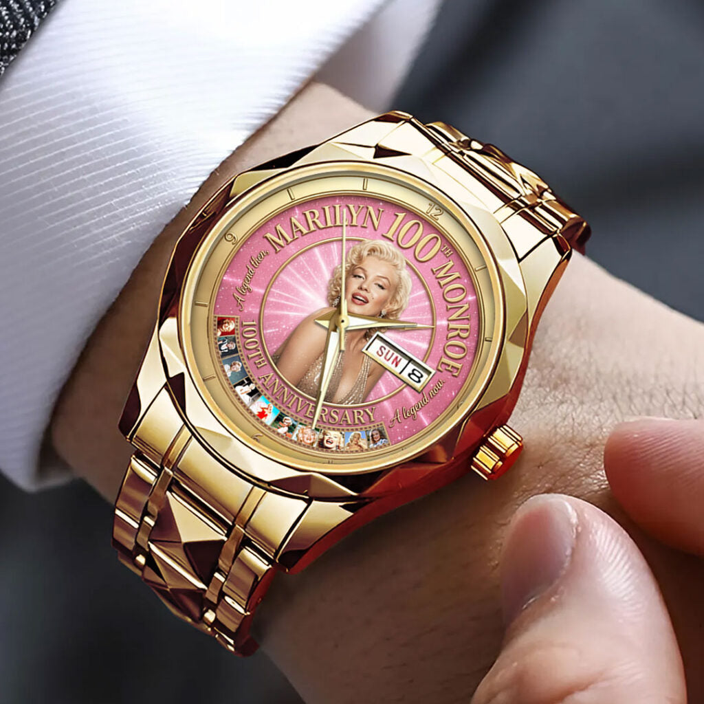 Marilyn Monroe 100th Anniversary Alloy Luxury Quartz Watch - TMTHU7666