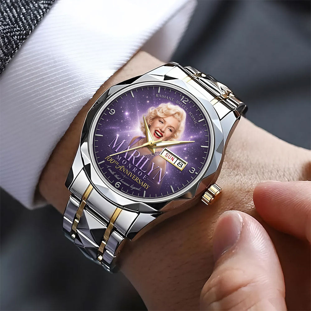 Marilyn Monroe 100th Anniversary Alloy Luxury Quartz Watch - TMTHU7772