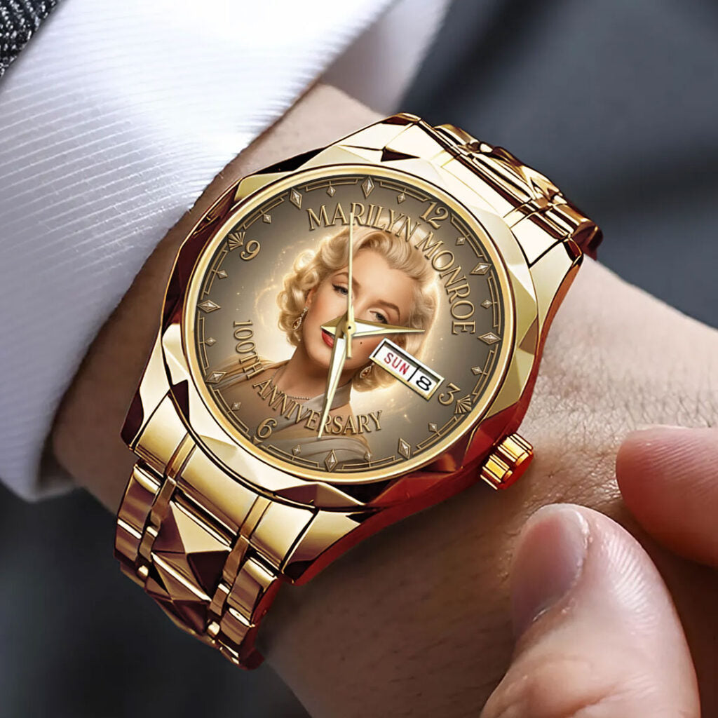 Marilyn Monroe 100th Anniversary Alloy Luxury Quartz Watch - TMTHU7777