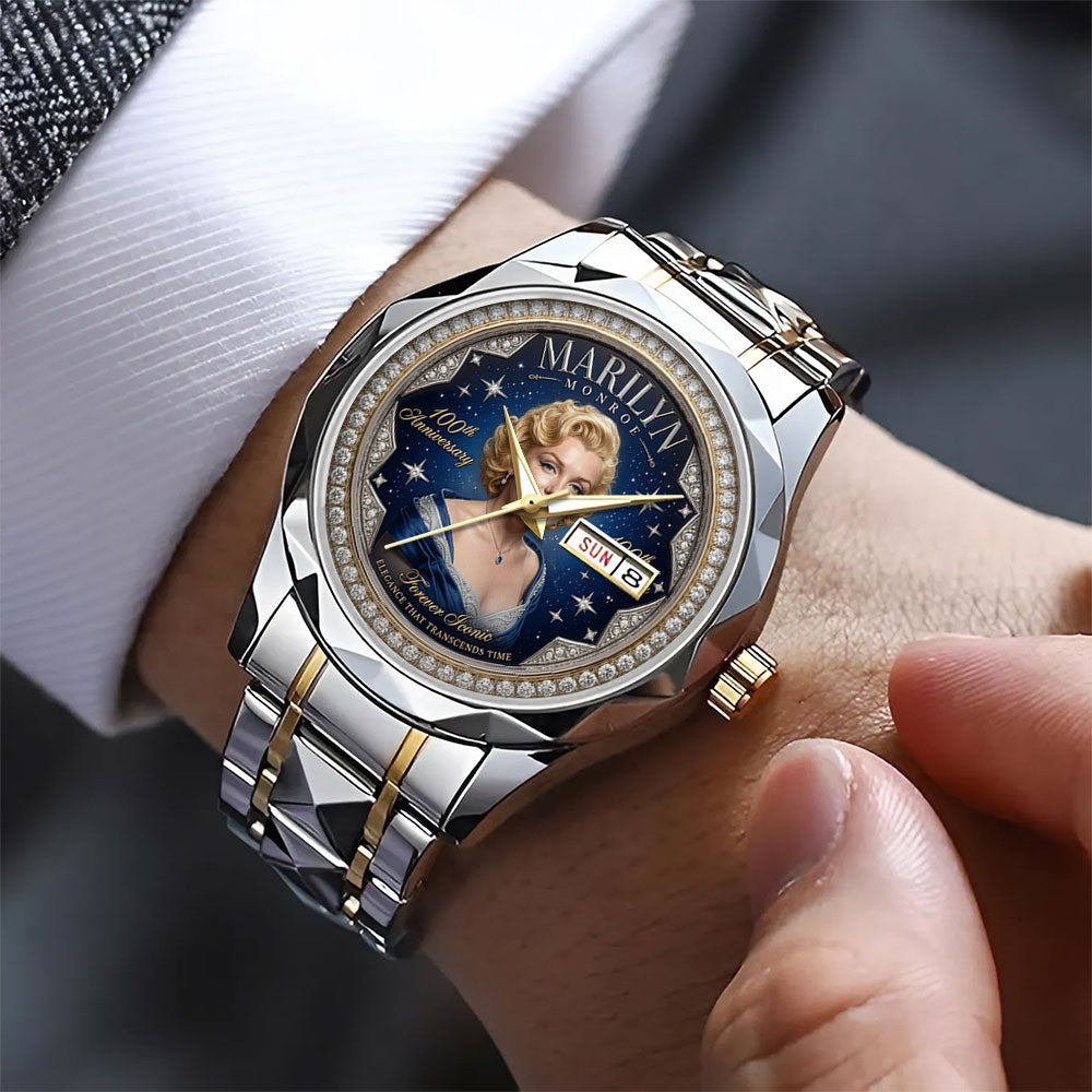 Marilyn Monroe 100th Anniversary Alloy Luxury Quartz Watch - TMTHU7939