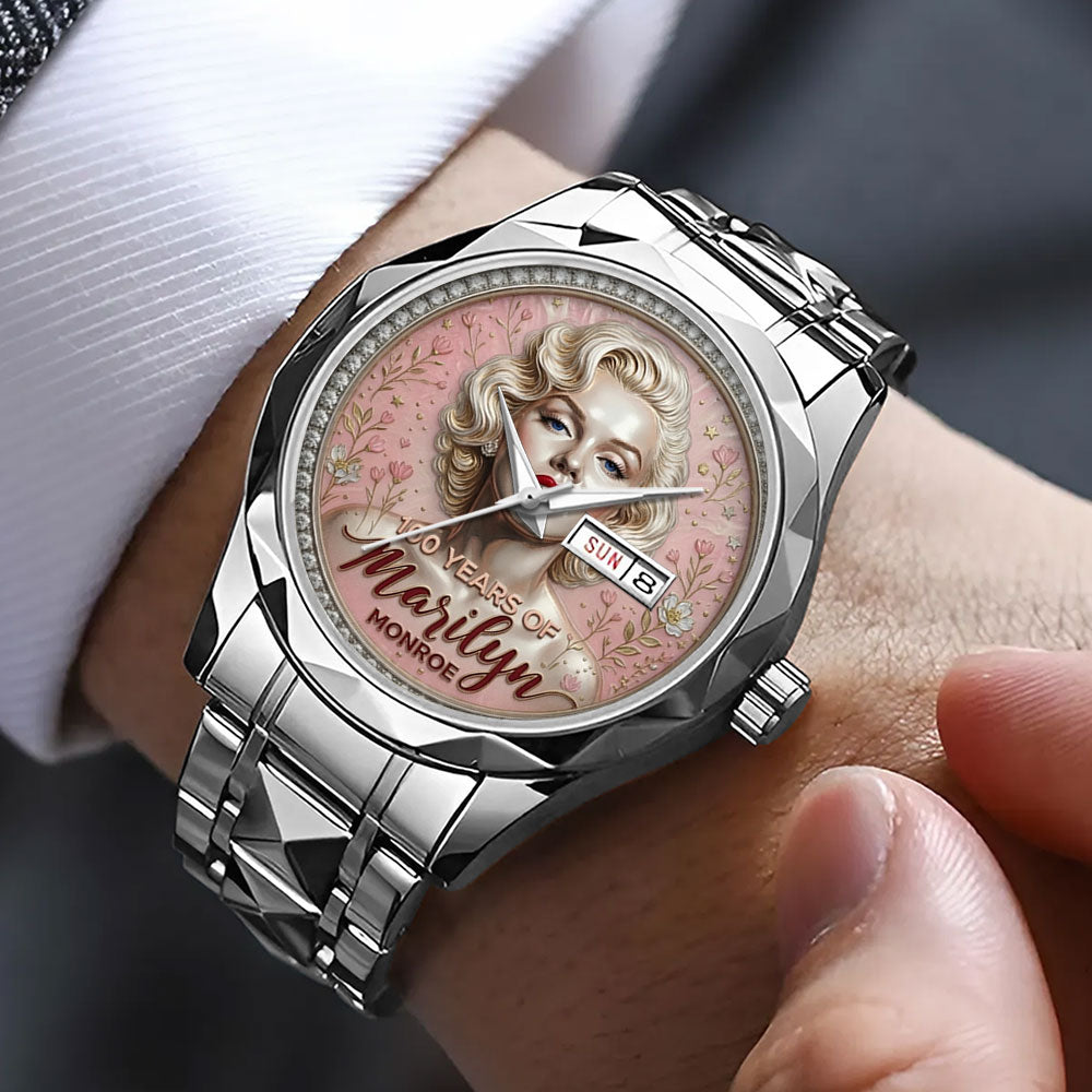Marilyn Monroe 100th Anniversary Alloy Luxury Quartz Watch - TMTHU7940