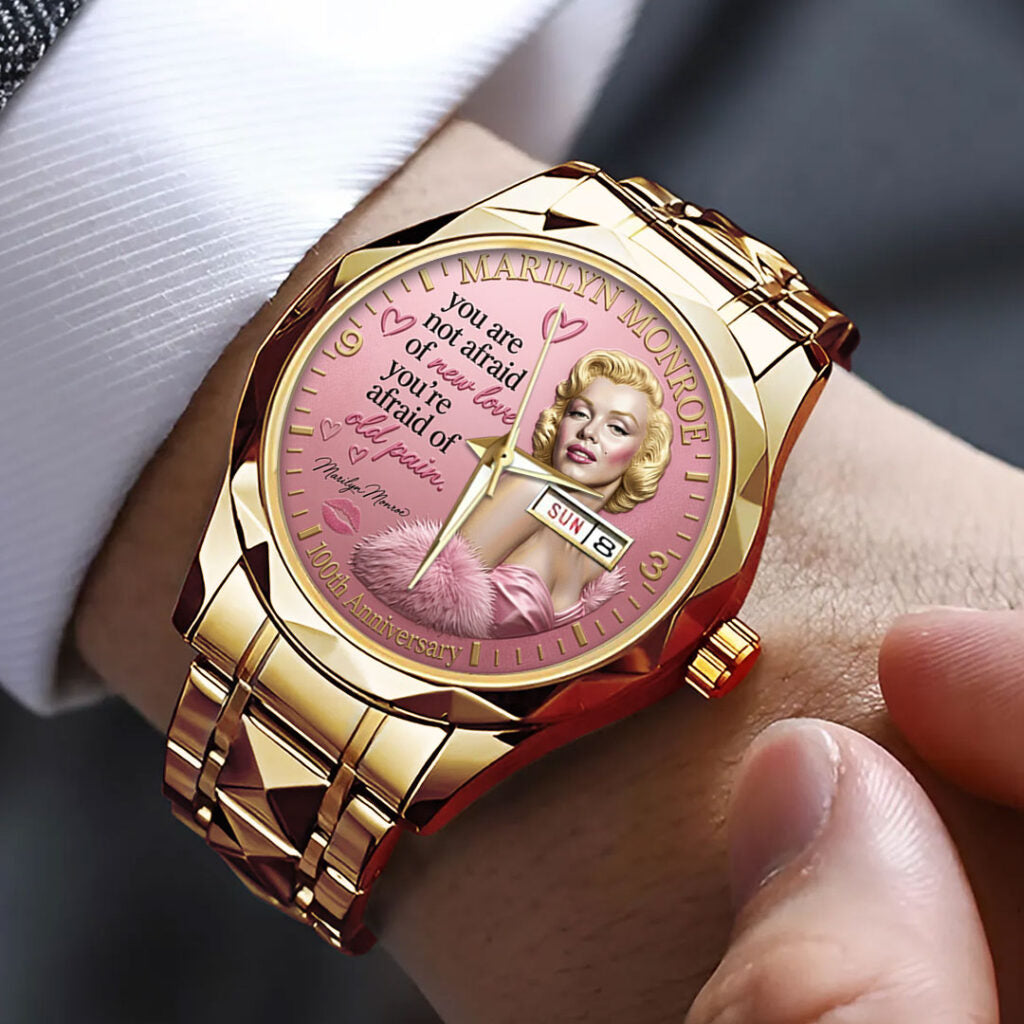 Marilyn Monroe 100th Anniversary Alloy Luxury Quartz Watch - TMTHU7941