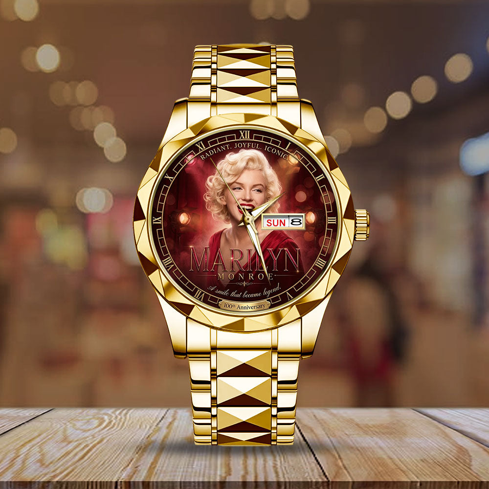 Marilyn Monroe 100th Anniversary Alloy Luxury Quartz Watch - TMTHU7943